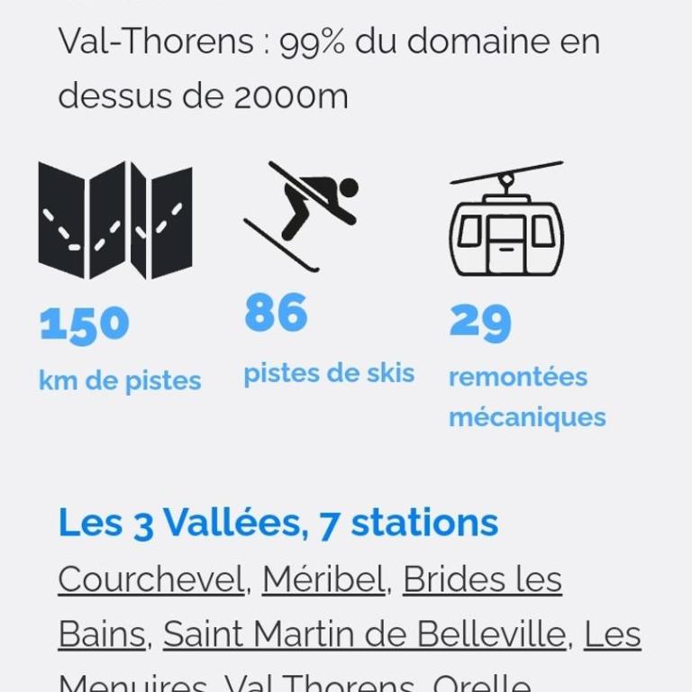 Station ORELLE-VAL THORENS, app 4-6 pers, piscine et spa - Appartement 2 Chambres - 19