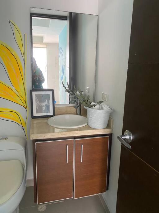Lindo apto en Cartagena! Sale directo a la playa - One-Bedroom Apartment - 10