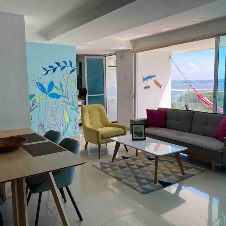 Lindo apto en Cartagena! Sale directo a la playa - One-Bedroom Apartment - 7