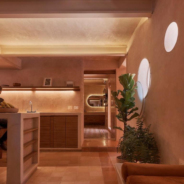 Beige Jardin Conzatti Centro Diseno AC - Apartment - 11