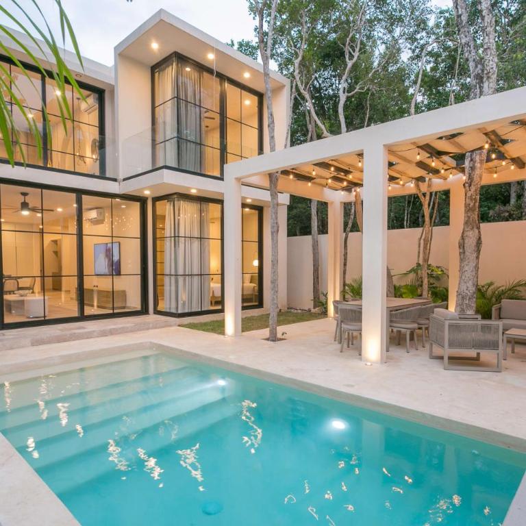 Luxury 4BR Villa Aldea Zama Dream Pool & Bright - Villa - 10