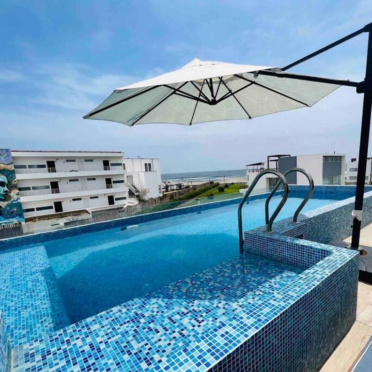 Casa de Playa muy cerca al mar, piscina exclusiva! - Five-Bedroom House - 2