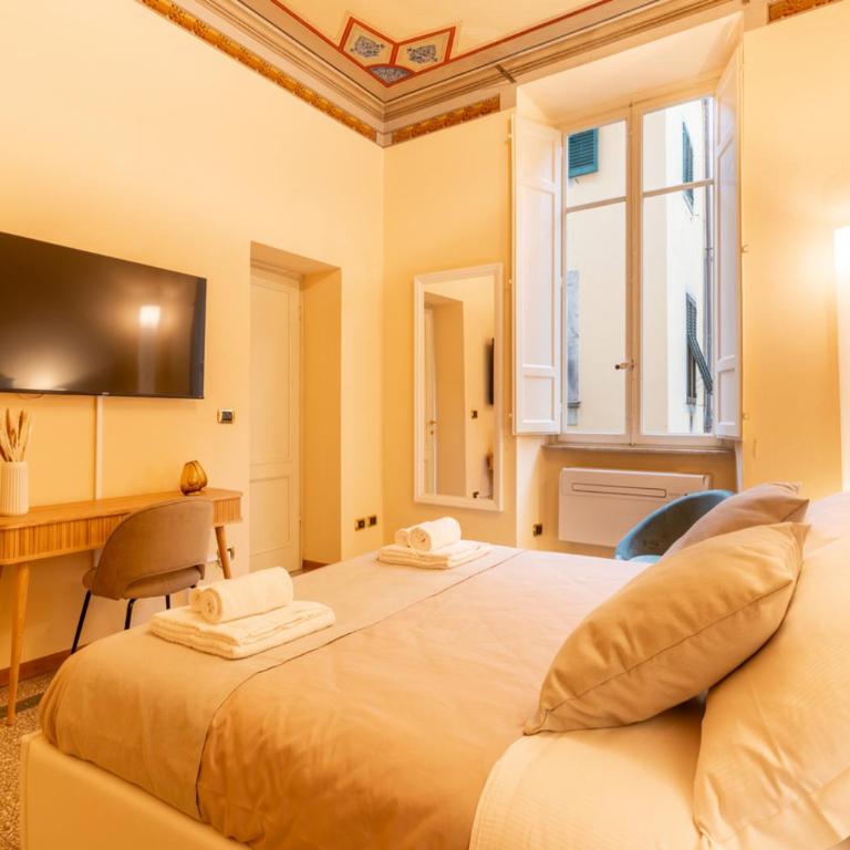 Fil Rouge Apartment - Elegant Stay in Lucca Historic Center - Appartamento Superior con Vista Città - 12