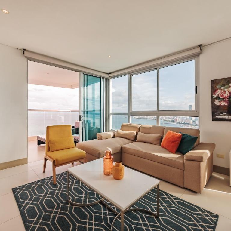 Exclusivo penthouse con vistas incomparables al mar en Bocagrande - Apartamento - 1