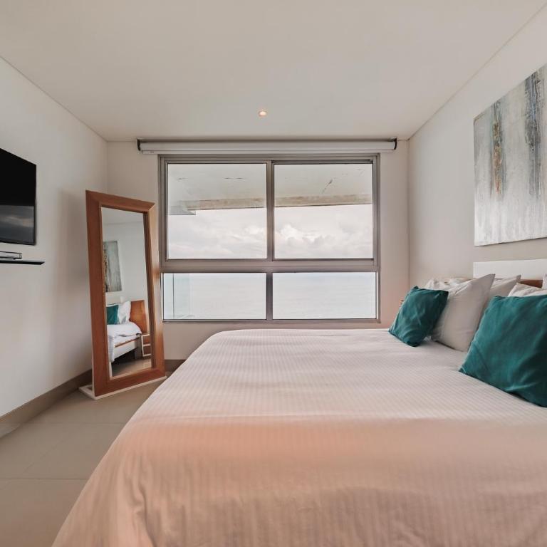 Magnífico apto de 1 habitación con vista inmejorable al mar en Bocagrande - Apartamento con balcón - 21