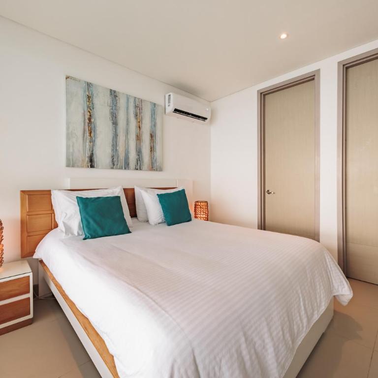 Magnífico apto de 1 habitación con vista inmejorable al mar en Bocagrande - Apartamento con balcón - 9