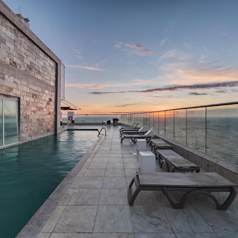 Magnífico apto de 1 habitación con vista inmejorable al mar en Bocagrande - Apartamento con balcón - 29