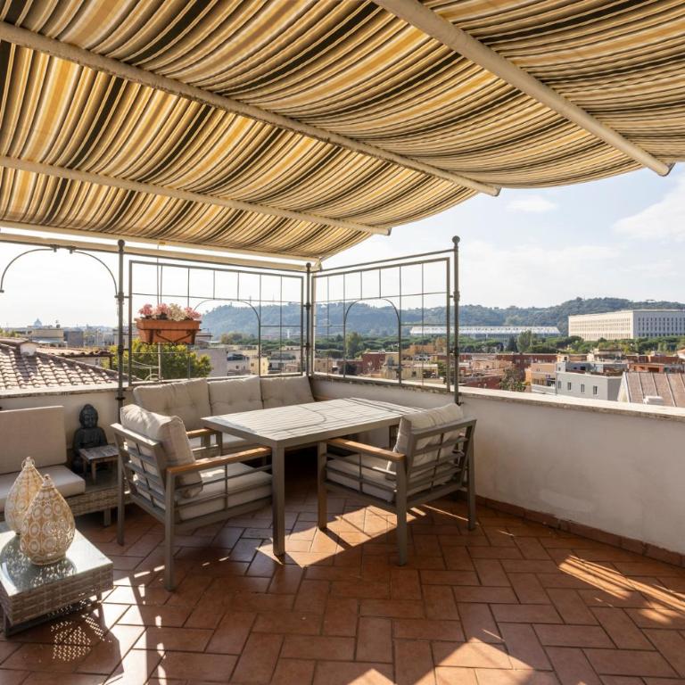 LaDolcevita - Ponte Milvio Stunning View Penthouse - Apartment mit 1 Schlafzimmer - 4