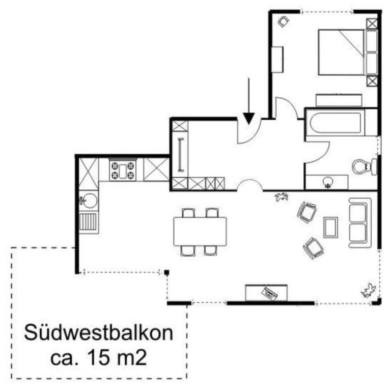 Crastuoglia 855-1 - Apartment mit Balkon - 14
