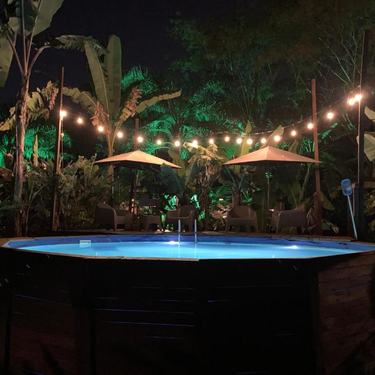 Los Bananos - Big Wood Cabin - Habitación Doble con vistas al parque - 18