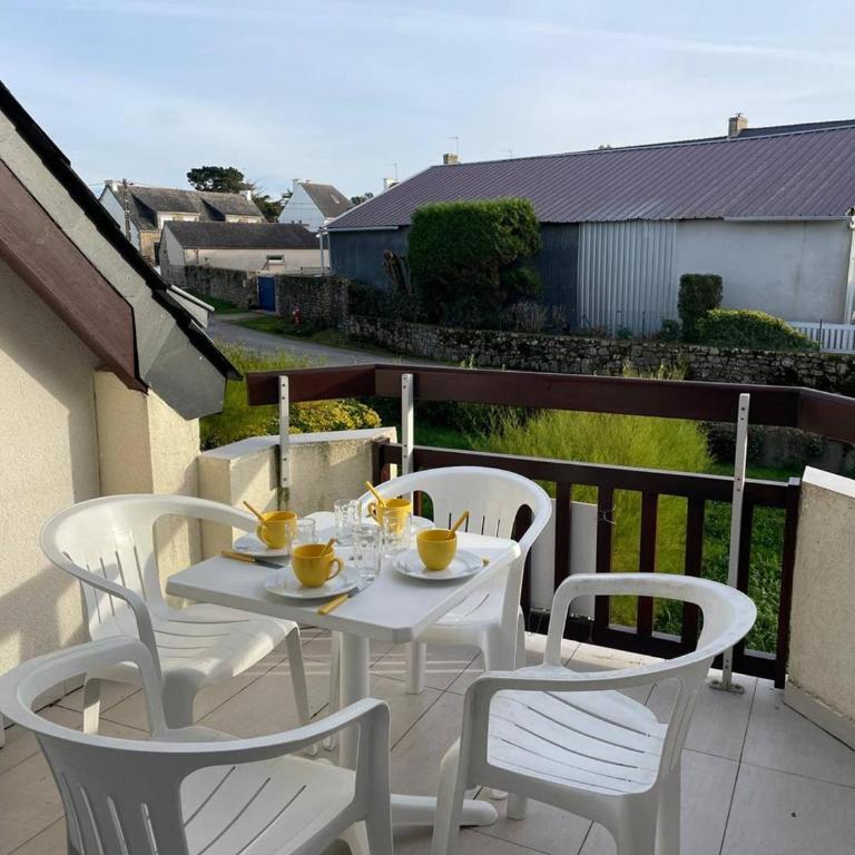 Carnac - Duplex T3 avec Piscine, 6 Couchages, Proche Plage - FR-1-377-58 - Apartamento (6 adultos) - 3