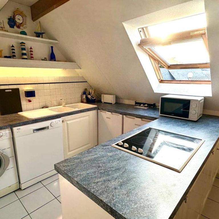 Carnac - Duplex T3 avec Piscine, 6 Couchages, Proche Plage - FR-1-377-58 - Apartamento (6 adultos) - 5