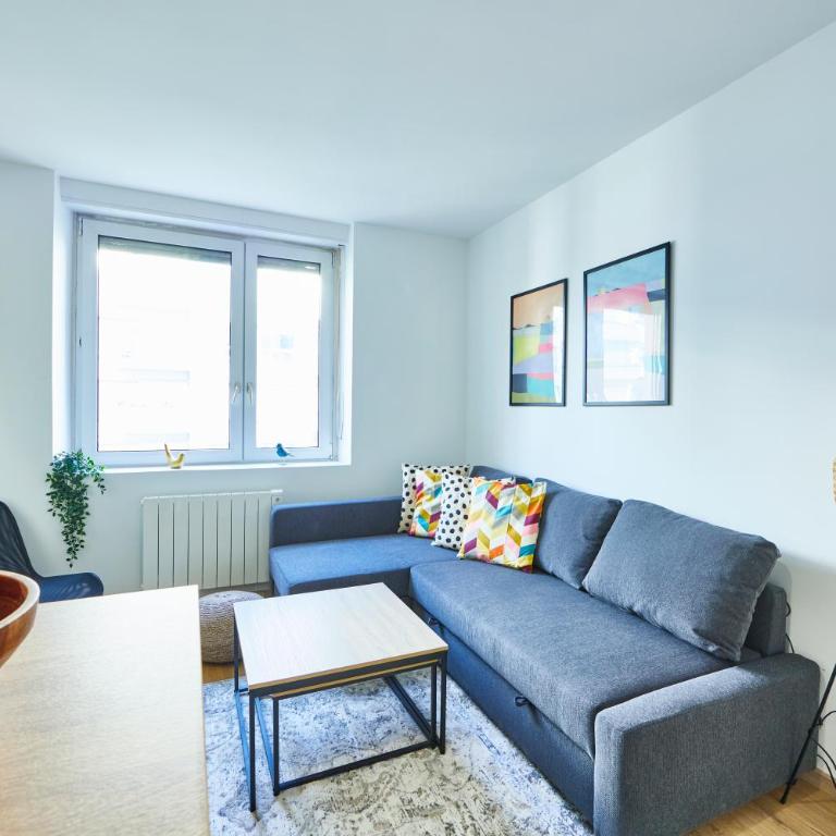 BE-2G - Joli 2 pièces tout équipé - 1 à 2 pers au 2ème étage au centre de Mulhouse - Apartment mit 1 Schlafzimmer - 2