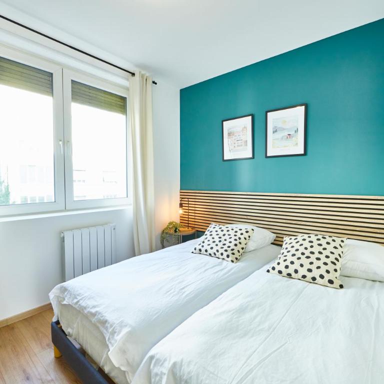 BE-2D Joli 3 pièces tout équipé pour 1-4 pers 2ème étage au centre de Mulhouse - Apartment mit 2 Schlafzimmern - 6