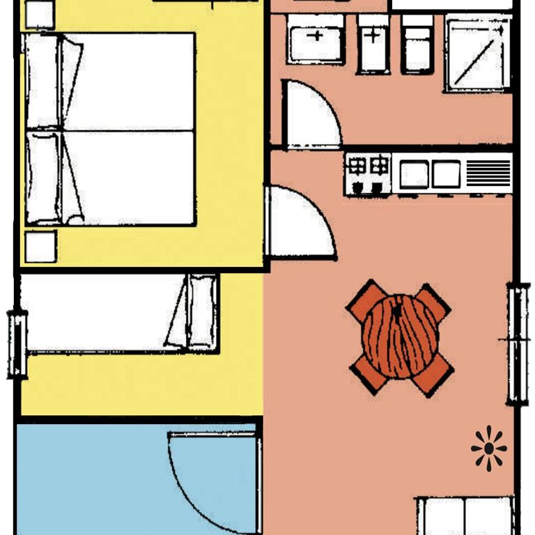 Residence Porticello - One-Bedroom Apartment with Garden View - 10