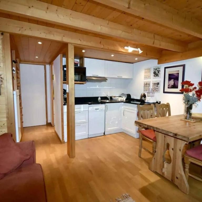 Duplex 4 pers vue MontBlanc , Grands Montets - Apartamento de 2 dormitorios - 5