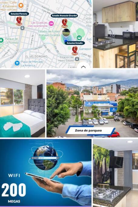 Estudio de lujo cerca al Estadio Atanasio Girardot 201 - Apartamento de 1 dormitorio - 5