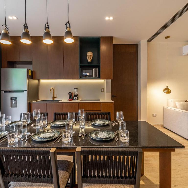 Lux 1BR with Rooftop Pool, Spa, Gym, Kids Playroom - Apartamento - 15