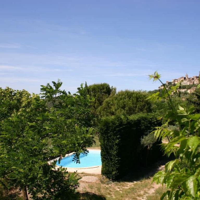 Villa La Familliale, piscine avec vue imprenable sur Gordes - Villa - 34