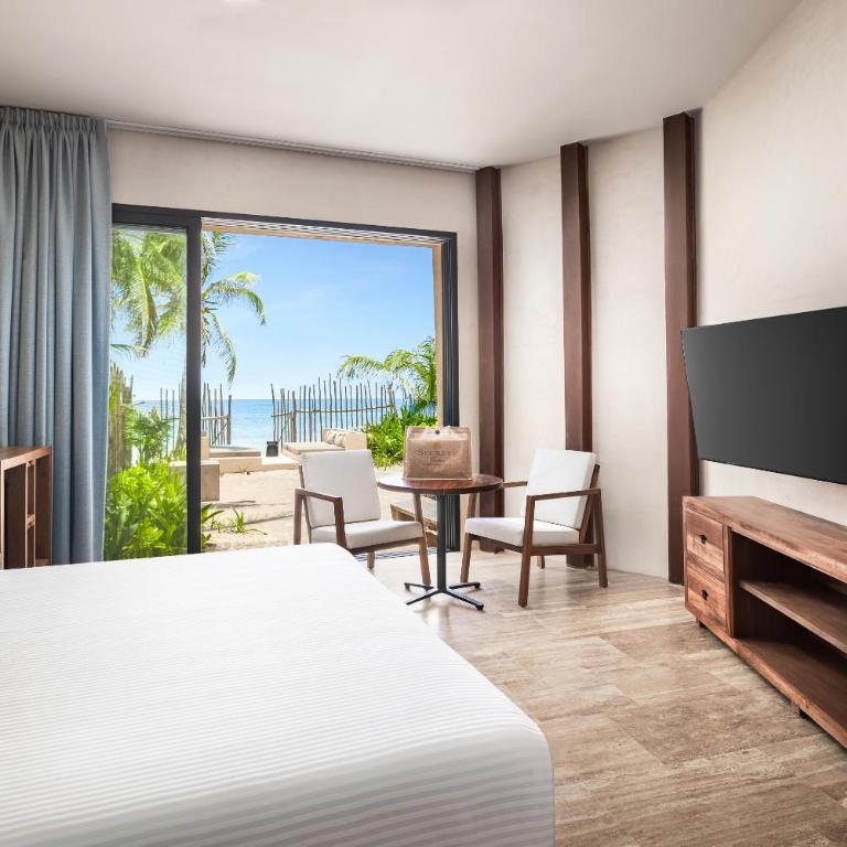 Secrets Tulum Resort & Beach Club - Adults Only - All Inclusive - Habitación Casa Zamna frente al mar - 1 cama extragrande - 3