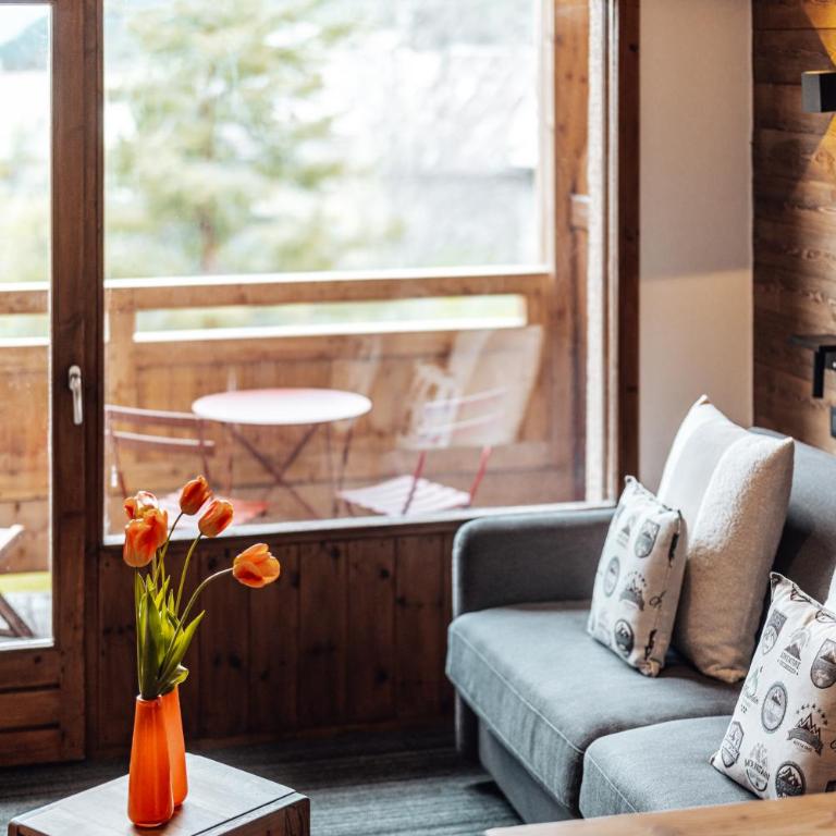 Alliey & Spa Piscine Appart-hôtel Serre chevalier - Appart-hôtel Duplex F 6/7 pers avec Terrasse - Accès GRATUIT Spa 300 m² - 1