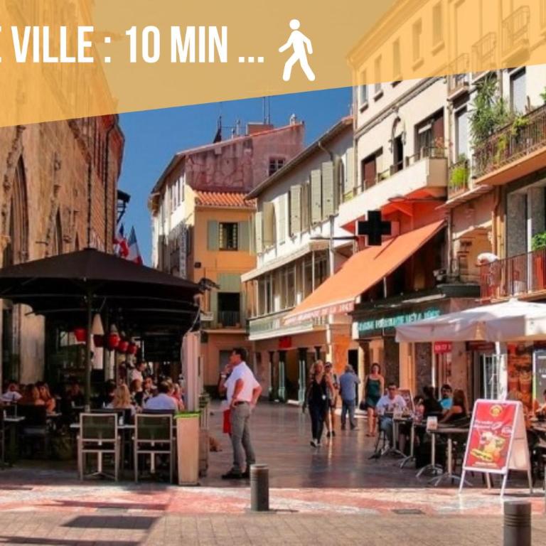 Le Cosy Perpignan Centre, 2 rooms, 2 bathrooms, free WIFI, free parking, lift, central, renovated, spacious - Appartamento con 2 Camere da Letto - 40