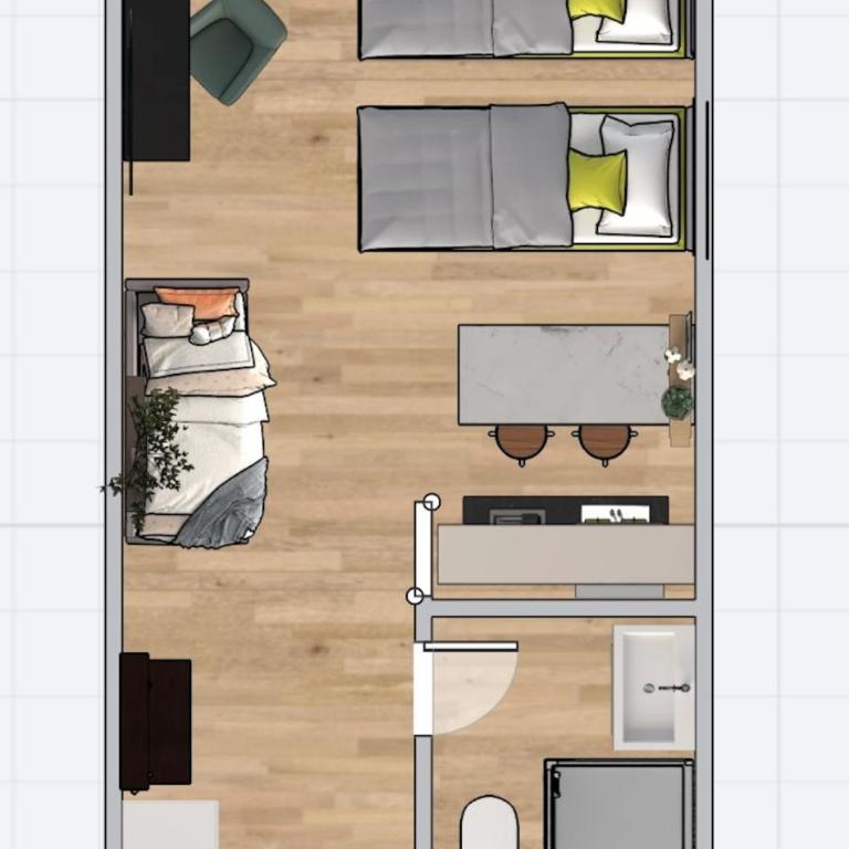Stayando Cozy Apartment Munich City Center - Estudio Triple Estándar - 35