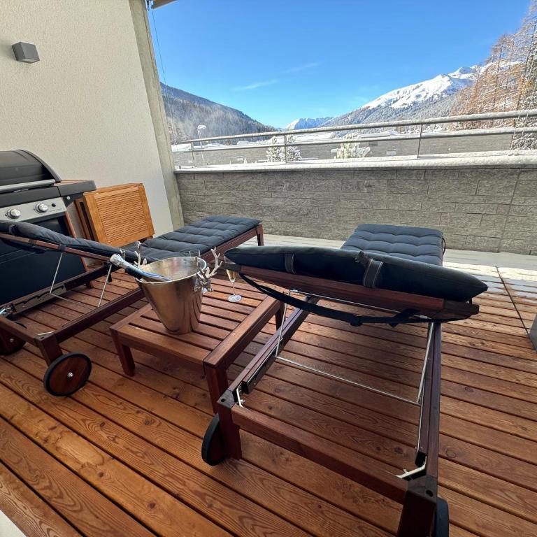 Alpine Luxury Apartment Davos with Spa Access to 5 Star Hotel - Apartment mit 2 Schlafzimmern - 33