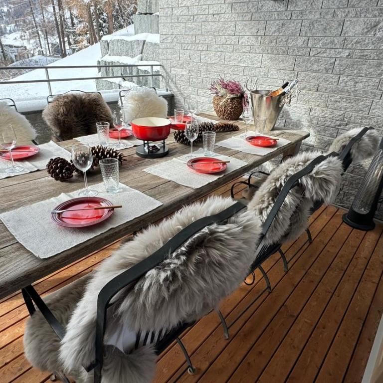 Alpine Luxury Apartment Davos with Spa Access to 5 Star Hotel - Apartment mit 2 Schlafzimmern - 31