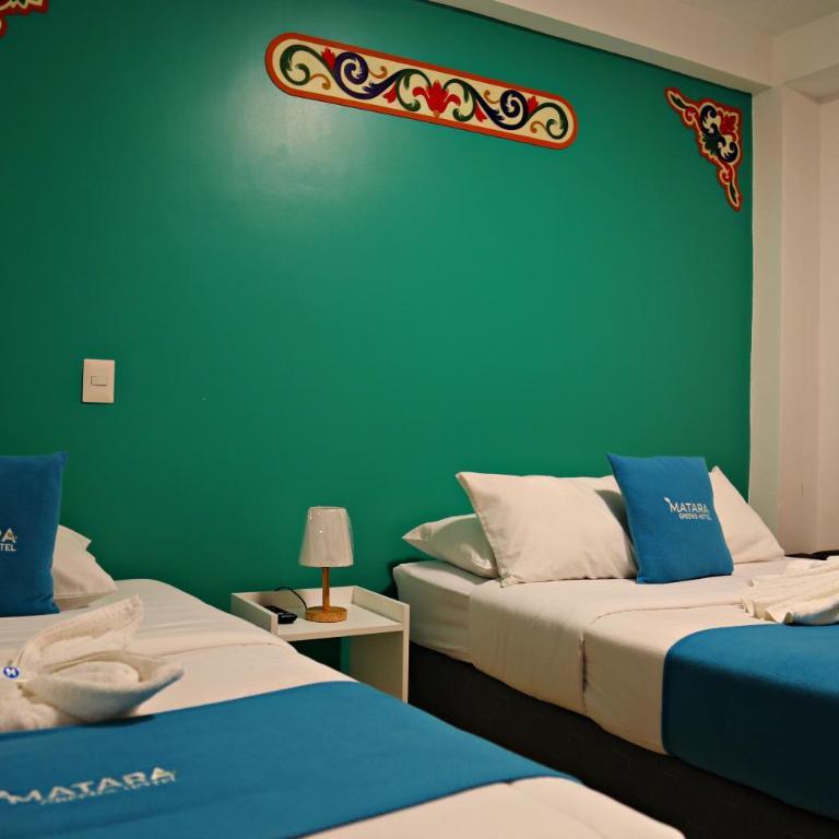 MATARA GREENS HOTEL - Habitación Doble con baño privado - 2 camas - 4