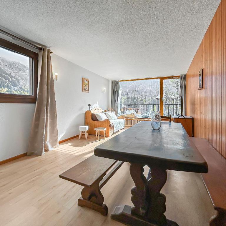 Vue Mont Blanc, balcon et parking privé - Apartment mit 1 Schlafzimmer - 11