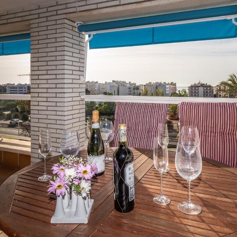 Piso con piscina y playa en Calafell, Mas Mel - Apartamento de 2 dormitorios - 14