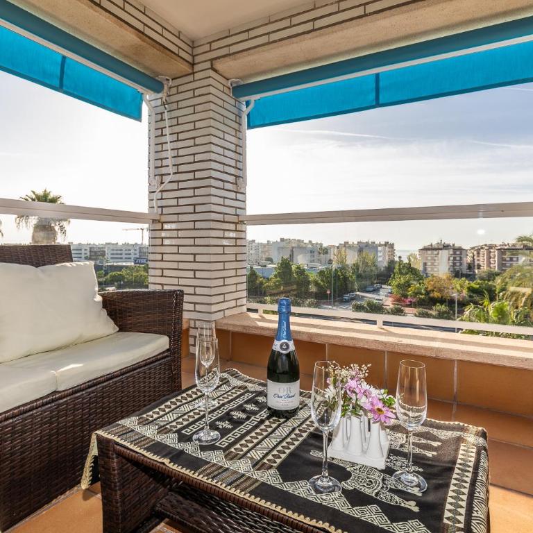 Piso con piscina y playa en Calafell, Mas Mel - Apartamento de 2 dormitorios - 15