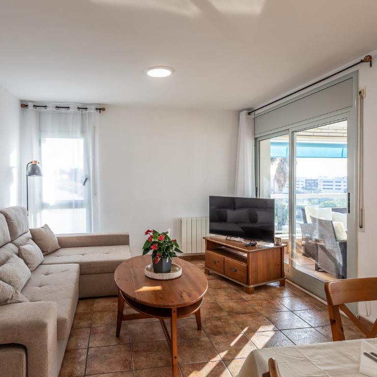 Piso con piscina y playa en Calafell, Mas Mel - Apartamento de 2 dormitorios - 12
