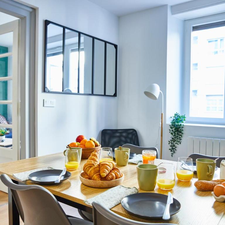 BE-1 - Joli 4 pièces tout équipé pour 1-6 pers 1er étage au centre de Mulhouse - Apartment mit 3 Schlafzimmern - 13