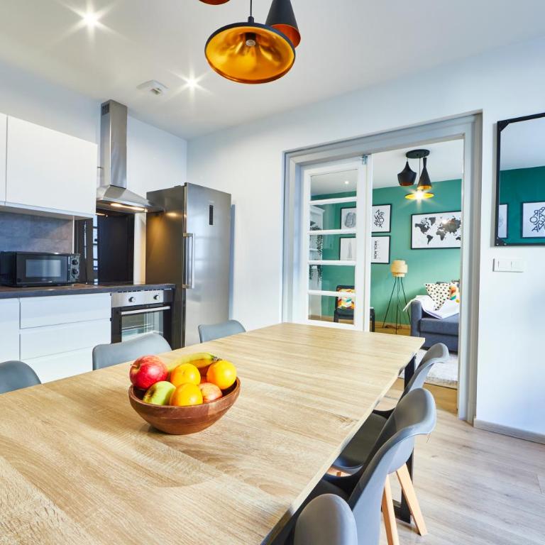 BE-1 - Joli 4 pièces tout équipé pour 1-6 pers 1er étage au centre de Mulhouse - Apartment mit 3 Schlafzimmern - 18