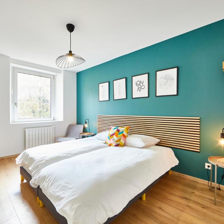 BE-1 - Joli 4 pièces tout équipé pour 1-6 pers 1er étage au centre de Mulhouse - Apartment mit 3 Schlafzimmern - 21