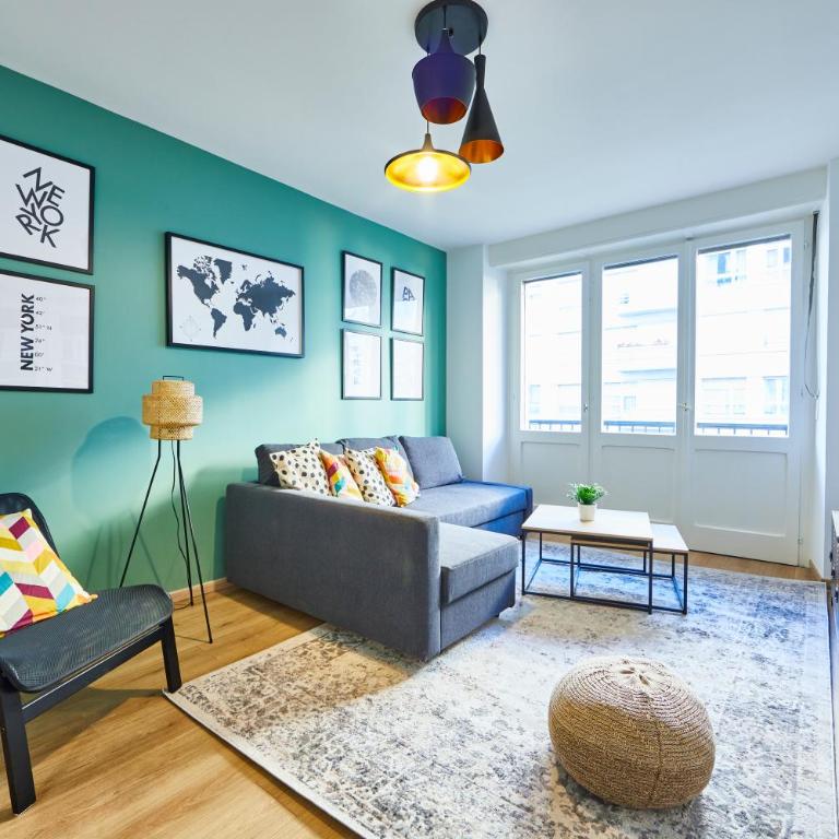 BE-1 - Joli 4 pièces tout équipé pour 1-6 pers 1er étage au centre de Mulhouse - Apartment mit 3 Schlafzimmern - 1