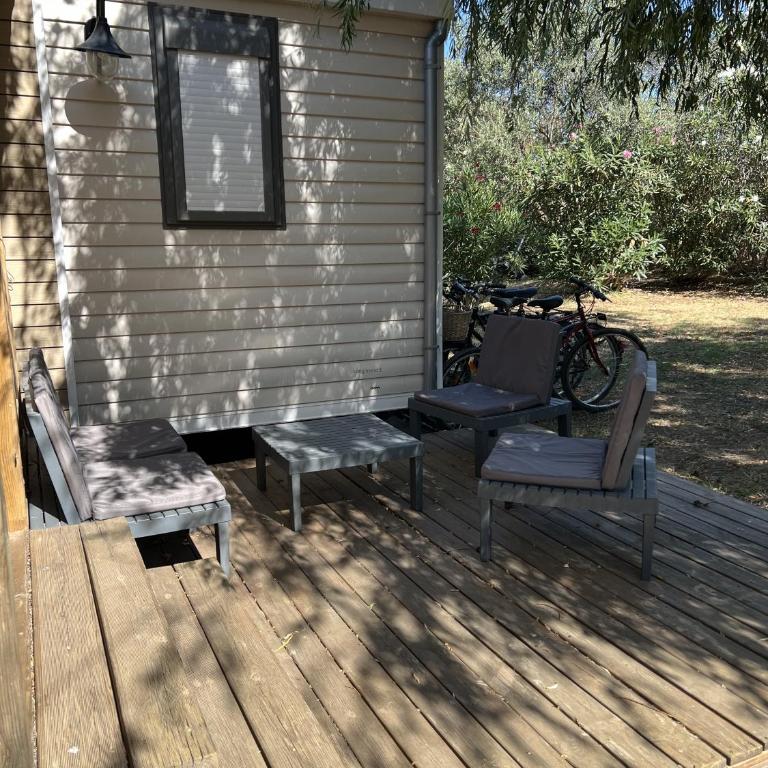 Camping Del Mar B10, Mobile Home Excellence, 3 chambres, 6 personnes, bord de mer - Mobile Home - 6