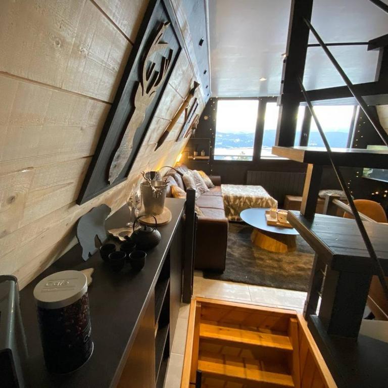 Chalet cozy avec jacuzzi et vue lac - Two-Bedroom Chalet - 5