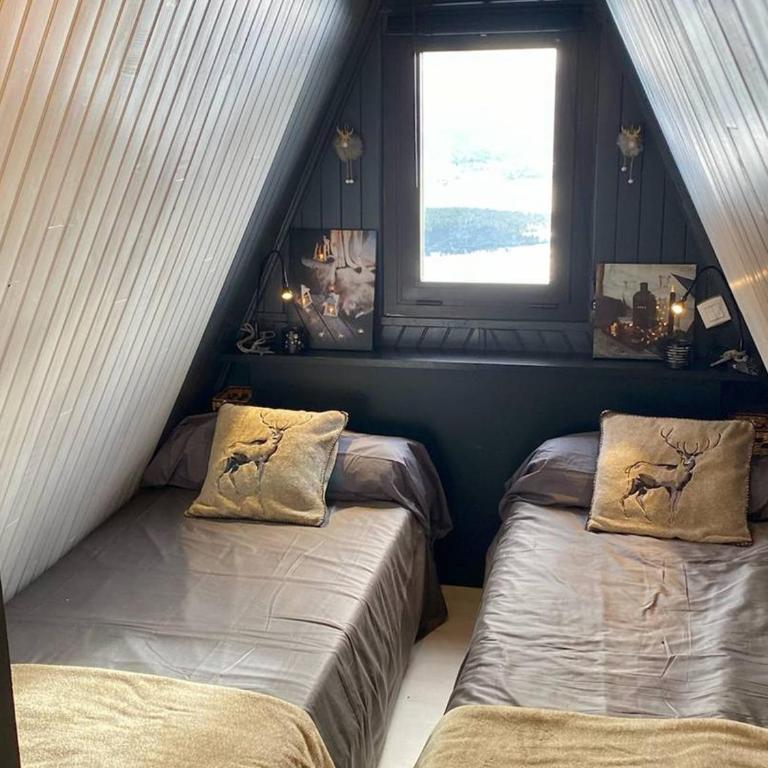 Chalet cozy avec jacuzzi et vue lac - Two-Bedroom Chalet - 8