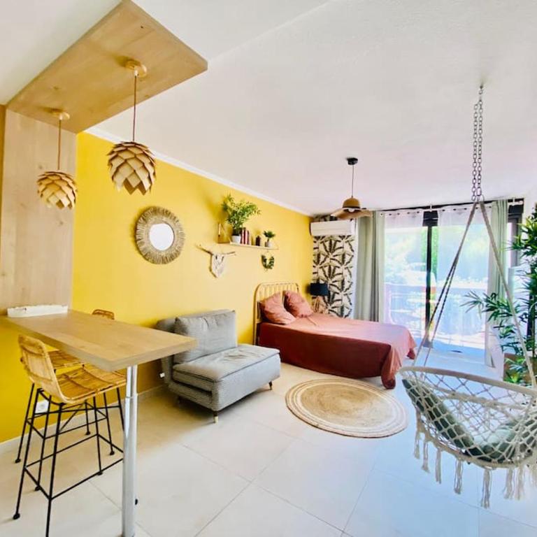 Studio Boho Clim Parking terrasse - Apartment mit 1 Schlafzimmer - 1