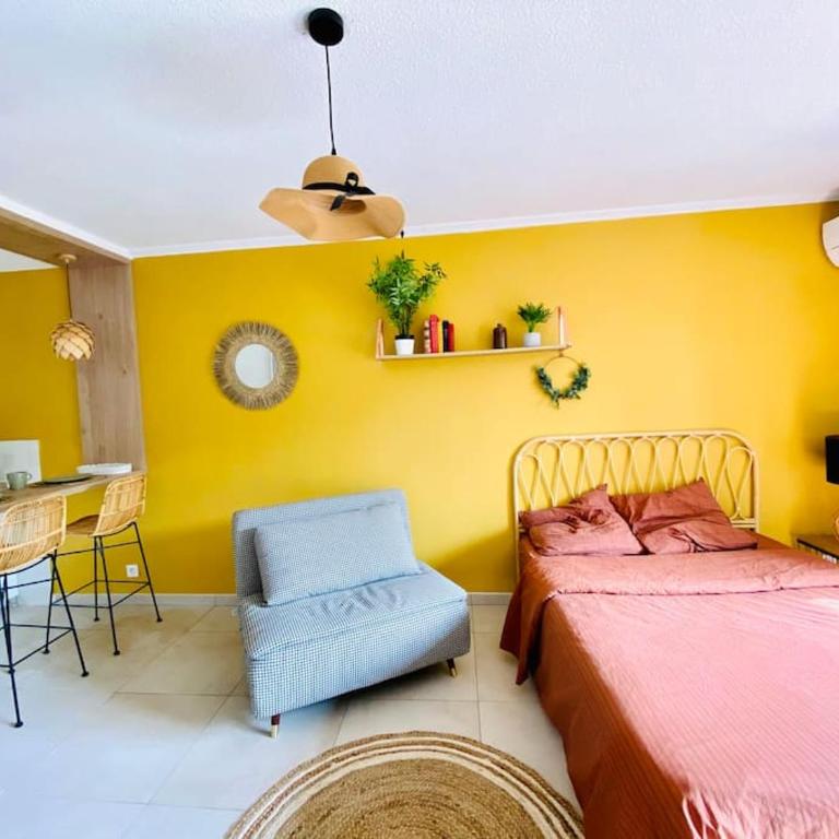 Studio Boho Clim Parking terrasse - Apartment mit 1 Schlafzimmer - 9