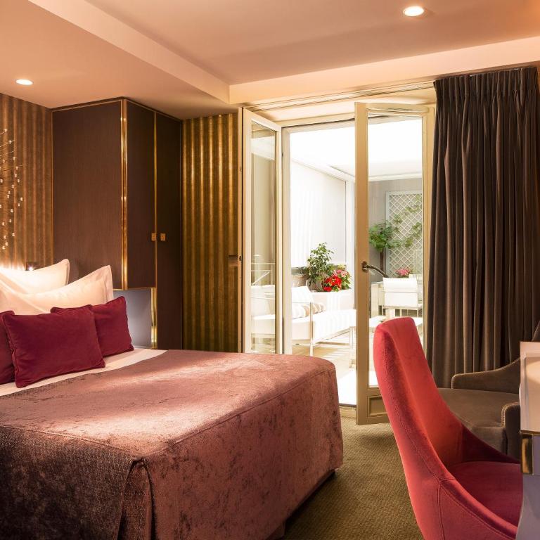 Hôtel Baume - Chambre Double avec Terrasse - 2