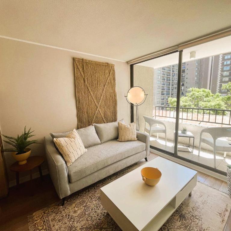 HOM I Comodo Depto Cerca del Metro Sta Isabel - Apartamento - 7