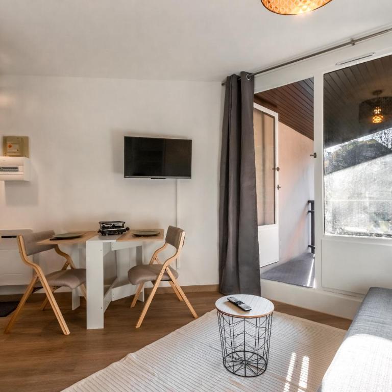 Lachenal - Centre - Navette de ski - Balcon - Studio - 4