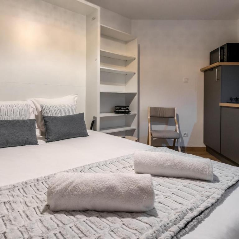 Lachenal - Centre - Navette de ski - Balcon - Studio - 5