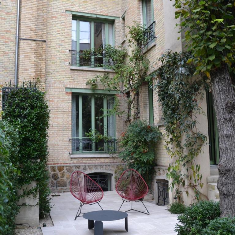 La Villa d'Auteuil, Paris 16 - Chambre Lit Queen-Size - Vue sur Jardin - 5