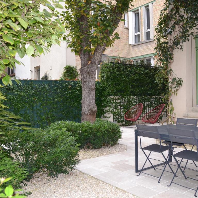 La Villa d'Auteuil, Paris 16 - Chambre Lit Queen-Size - Vue sur Jardin - 9