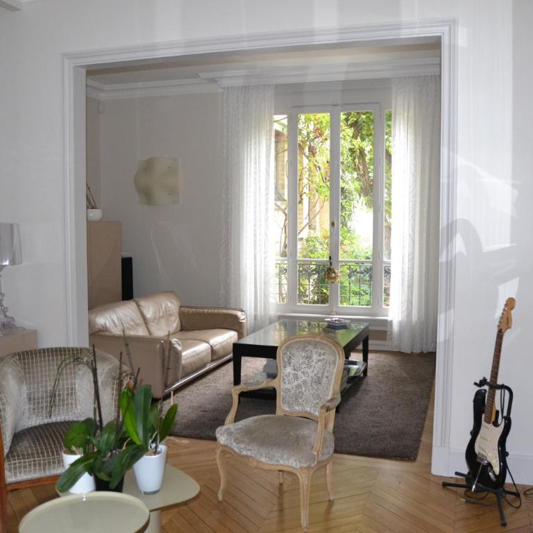 La Villa d'Auteuil, Paris 16 - Chambre Lit Queen-Size - Vue sur Jardin - 23